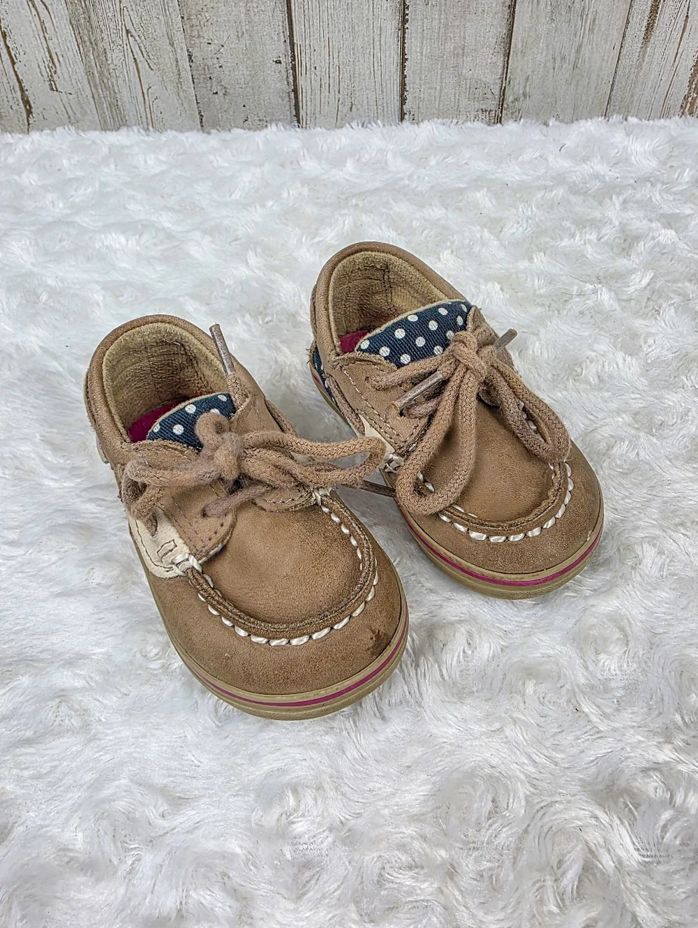 Sperry Bluefish Crib Boat Shoes Size 3 months